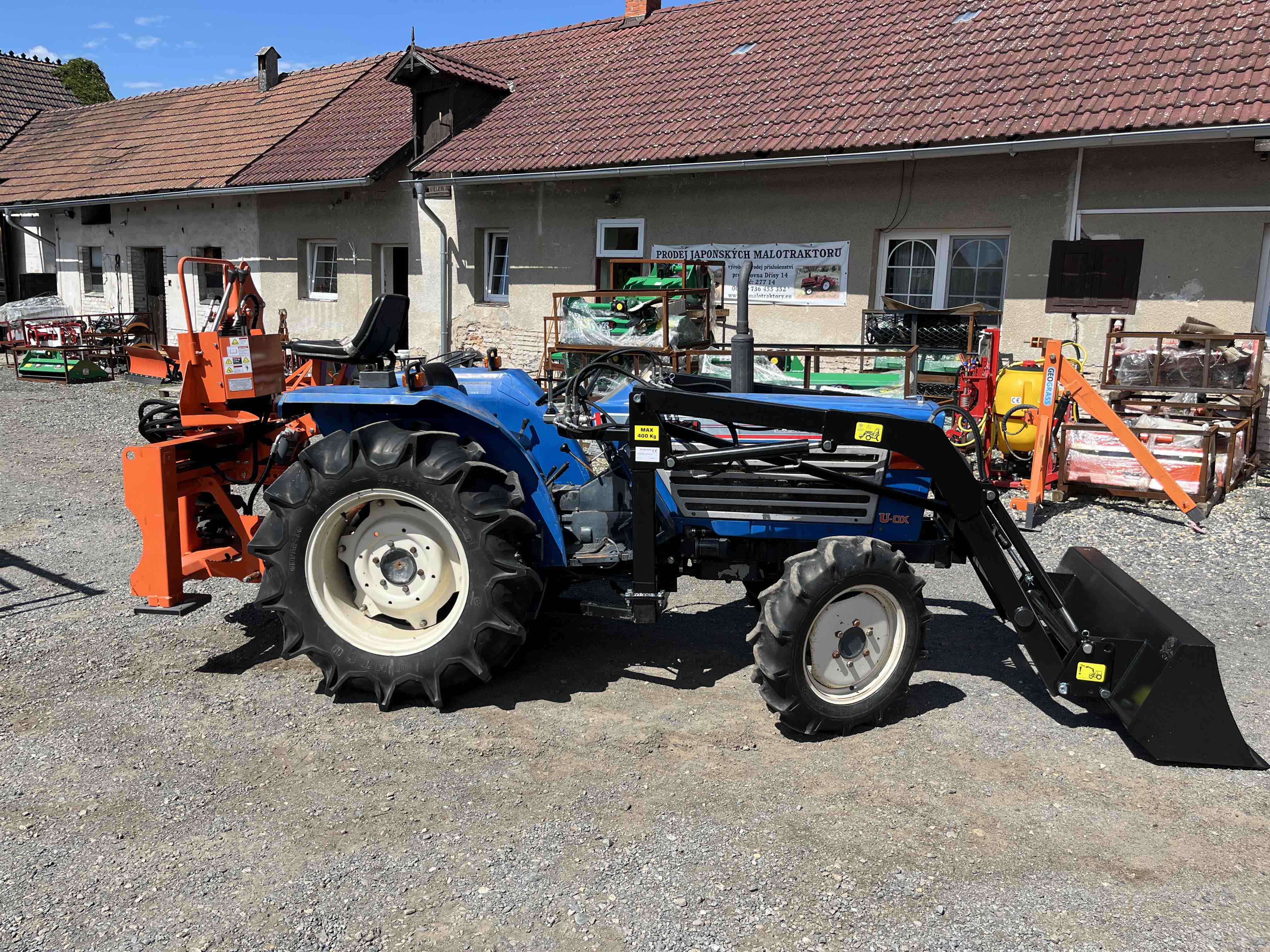 Iseki TL 3201 D , 4x4 ( č.k. 03917) s novým čelním nakladačem KP-002 + nový podkop BHSM 175 