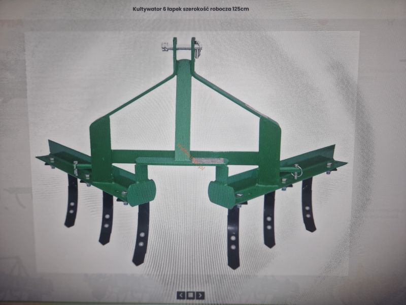 Kultivátor 125 cm - 6x hrot